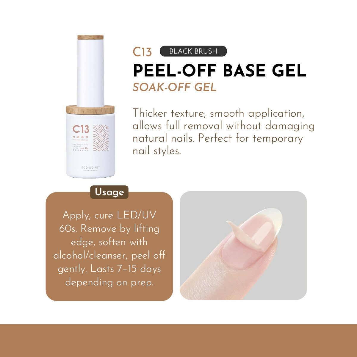 Moding Basic Functional Soak Off Gel Collection / 15ml