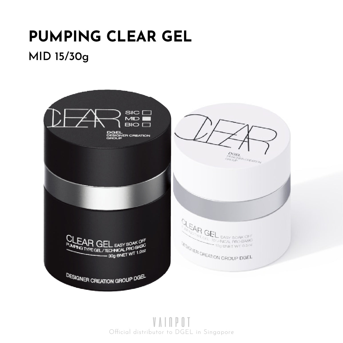 DGEL Pumping Clear Gel - MID (Medium)