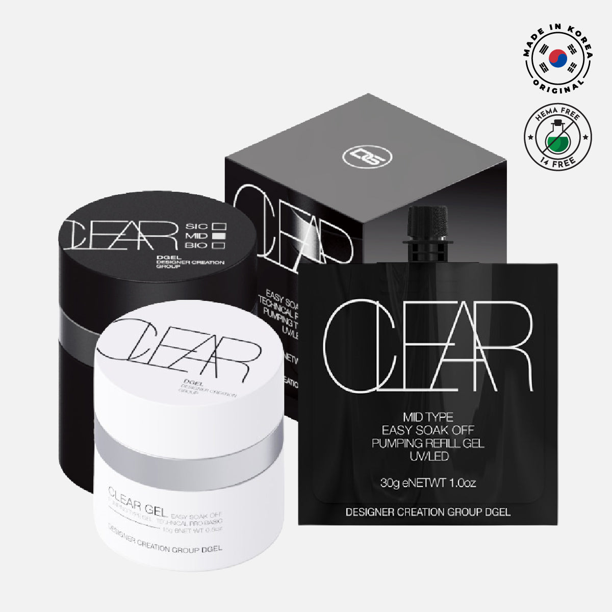 DGEL Pumping Clear Gel - MID (Medium)