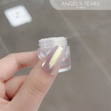 Nail Deco Moonlight Chrome Powder Listing in Angels Tears colour PWD02