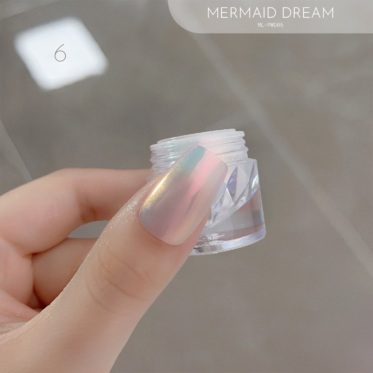 Nail Deco Moonlight Chrome Powder Listing in Mermaid Dream colour PWD06