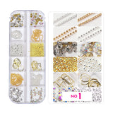 Nail Art Chains Mix Set / 12 Designs