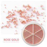 Nail Art Metallic Caviar Beads Mix /6 Sizes