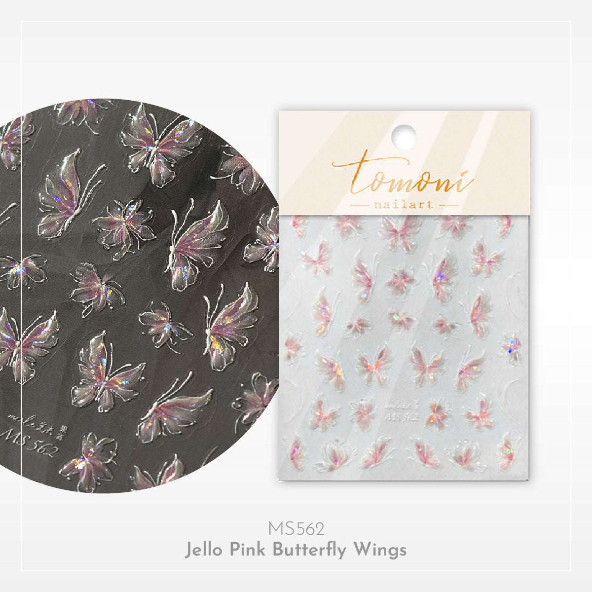 Butterflies Series Nail Art Stickers