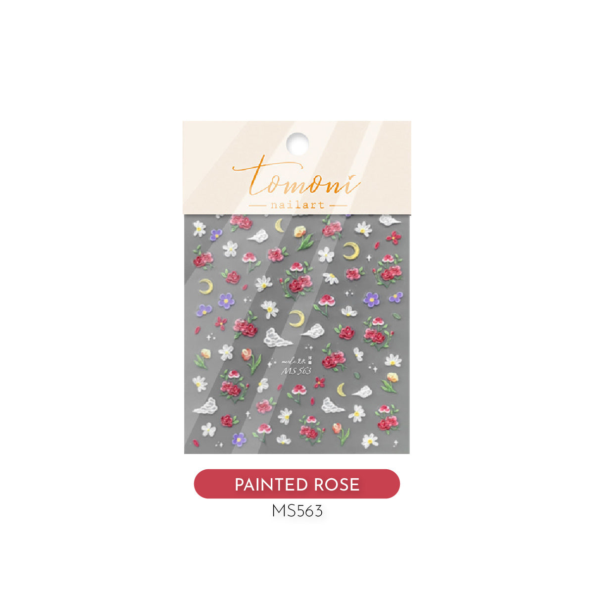 Blooming Garden Floral 5D Nail Art Stickers