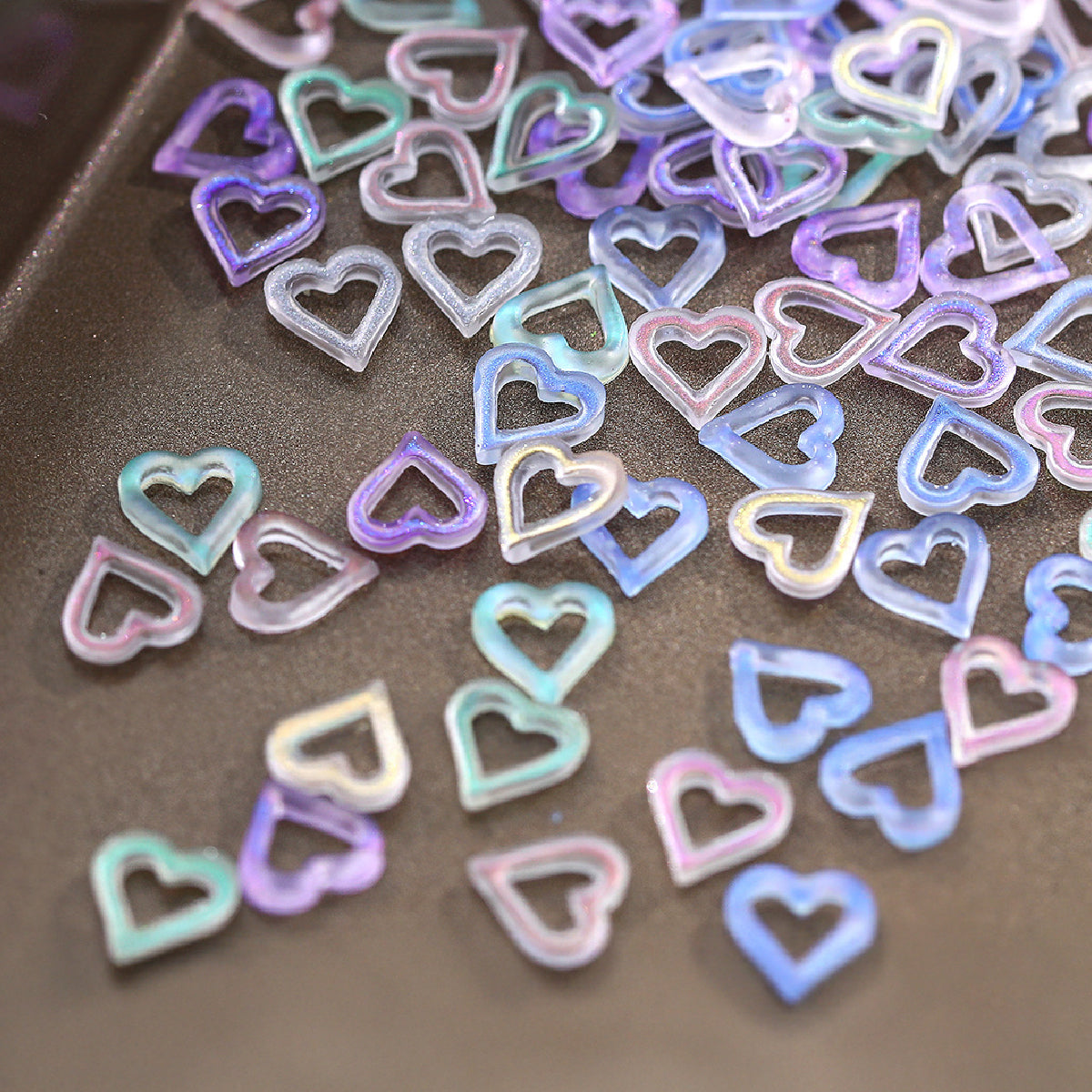 Macaron Resin Hollow Charms / Pack of 50