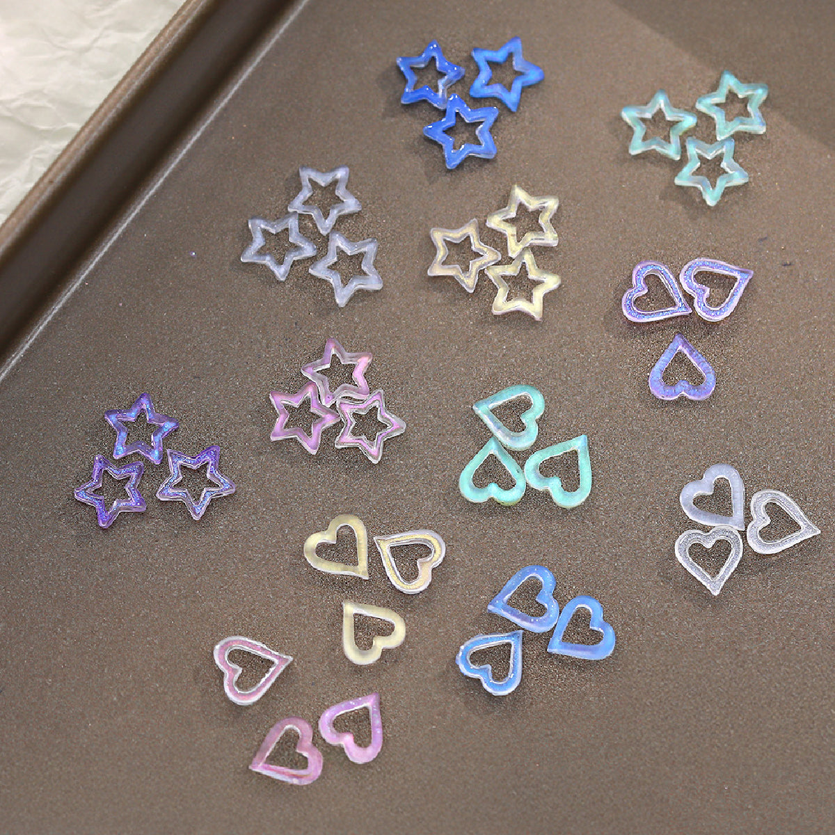 Macaron Resin Hollow Charms / Pack of 50