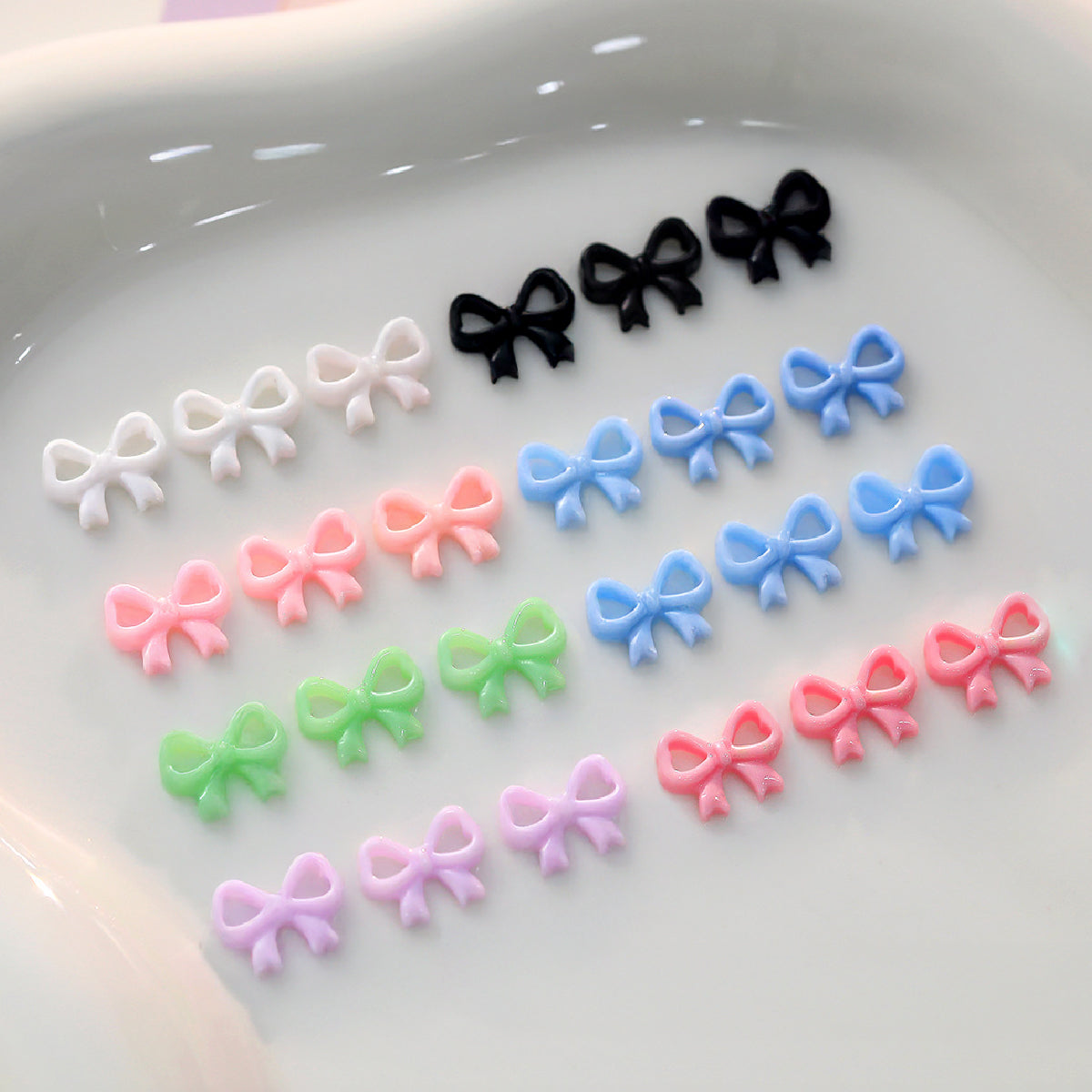 Macaron Resin Hollow Charms / Pack of 50