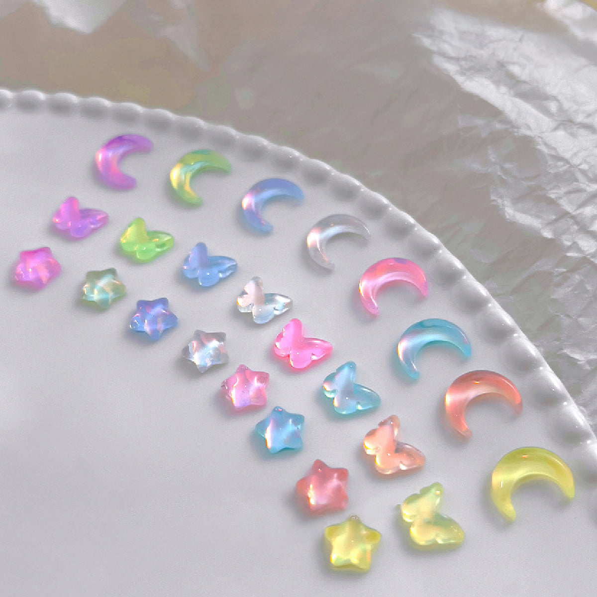 Macaron Resin Shapes Mix Charms / Pack of 20