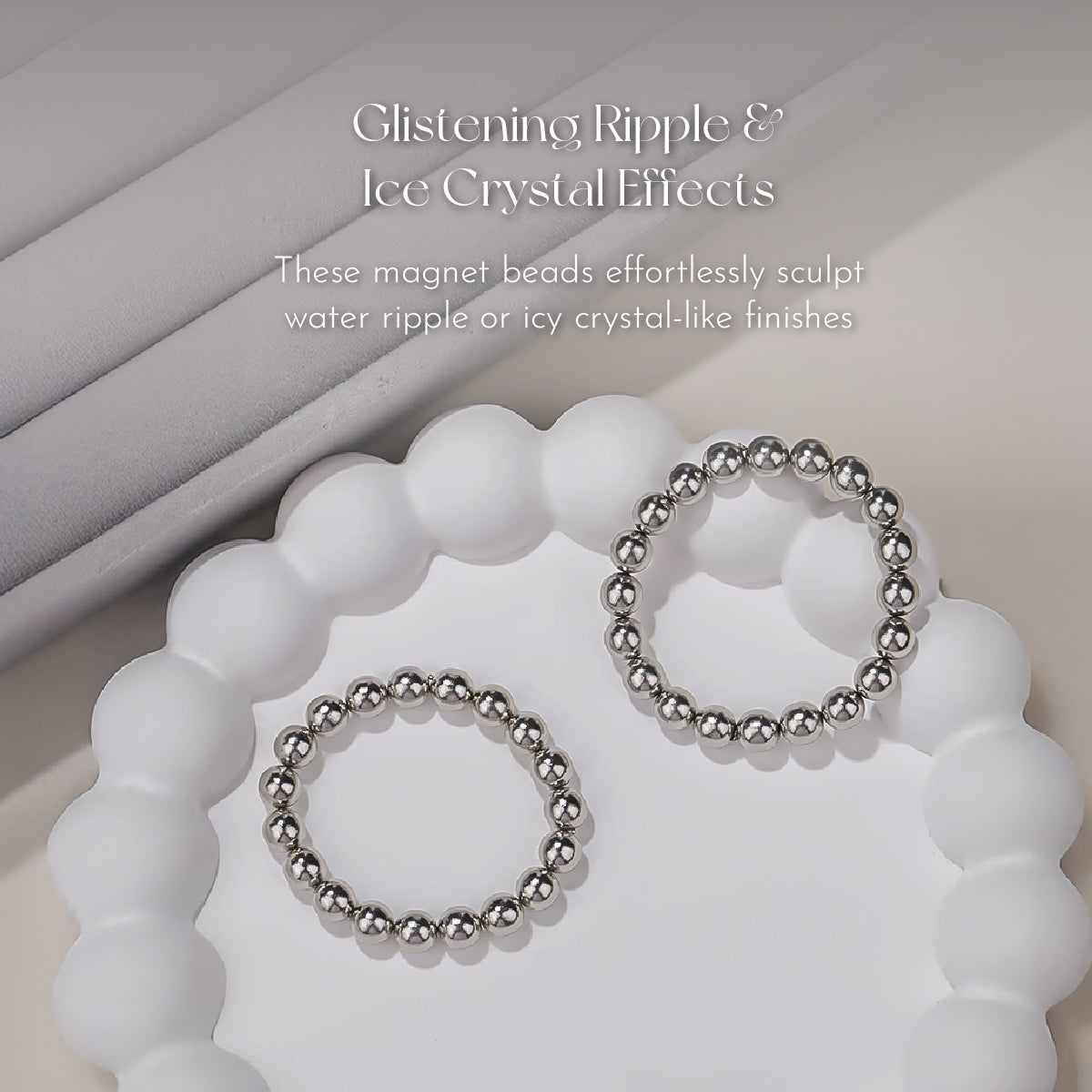 Nail Art Tool Magentic Cat Eye Beads / 20 Beads Set