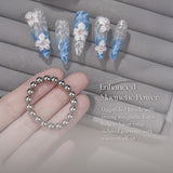 Nail Art Tool Magentic Cat Eye Beads / 20 Beads Set