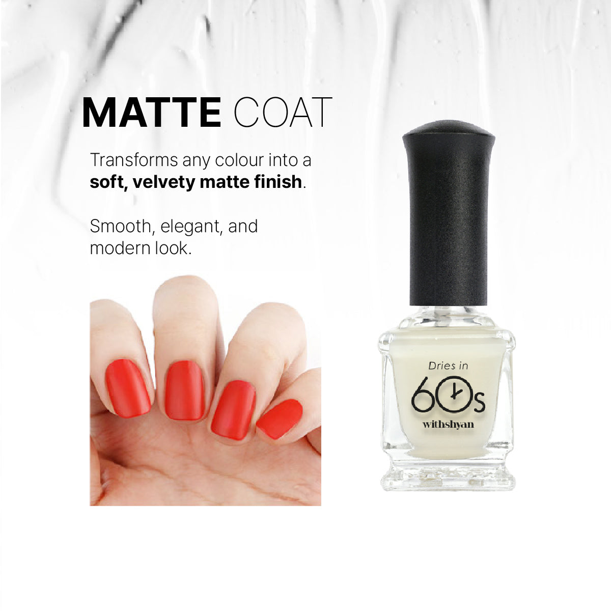 Dries in 60s Matte Top Coat