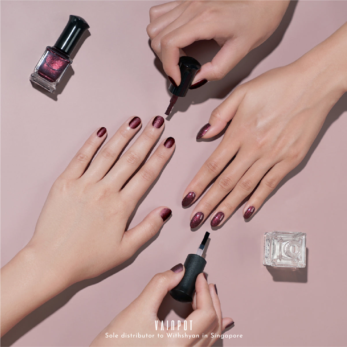 WithShyan Korea Nail Polishes Dries in 60s - Matte & Shimmer Collection