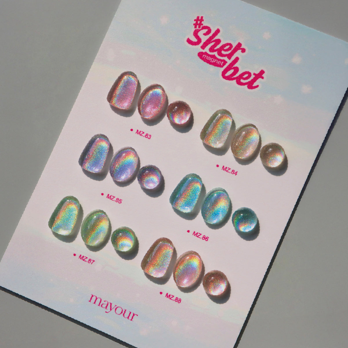 MAYOUR Sherbet Collection / 6 Colours