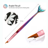 Mermaid Tail 02 Angled Art Brushes