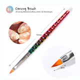 Mermaid Tail 07 Carving Art Brushes