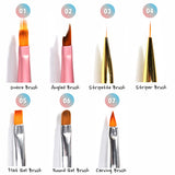Mermaid Tail Nail Art Brushes
