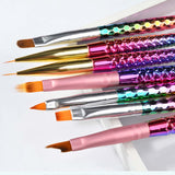 Mermaid Tail Nail Art Brushes