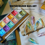 Metallic Watercolour Nail Art Palette