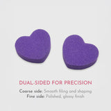 Mini Hearts Sanding Buffers /10pcs