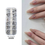 Mix Shapes Flat Back Resin Nail Decos
