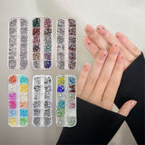 Mix Shapes Flat Back Resin Nail Decos