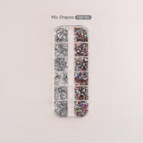 Mix Shapes Flat Back Resin Nail Decos