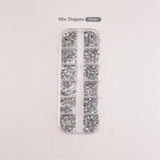 Mix Shapes Flat Back Resin Nail Decos