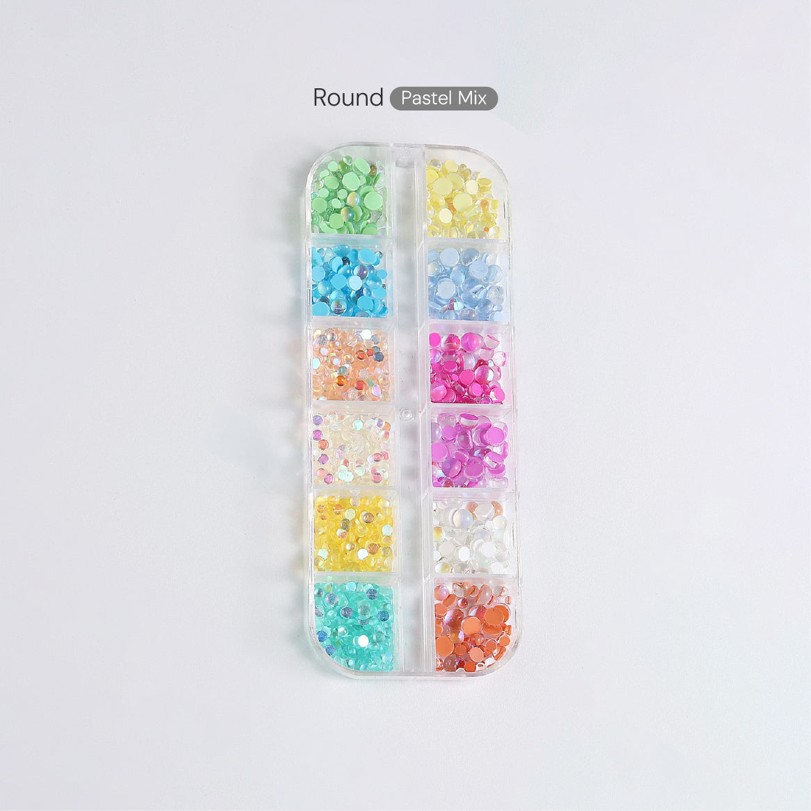 Mix Shapes Flat Back Resin Nail Decos