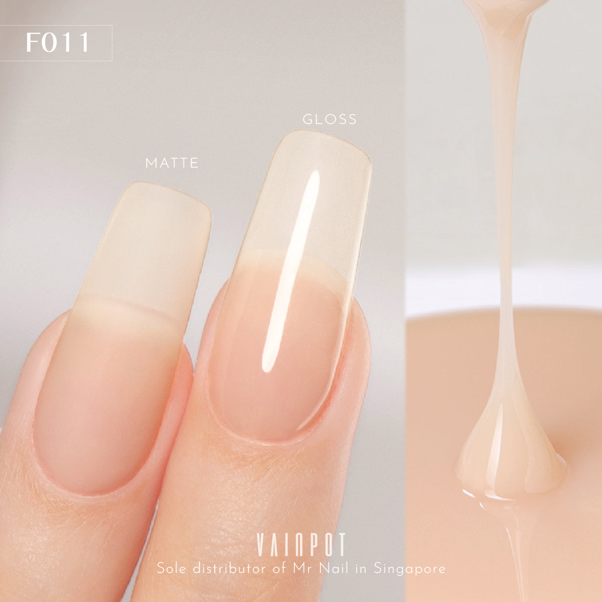 Mr Nail Flower & Dew Collection (Jelly Pink)