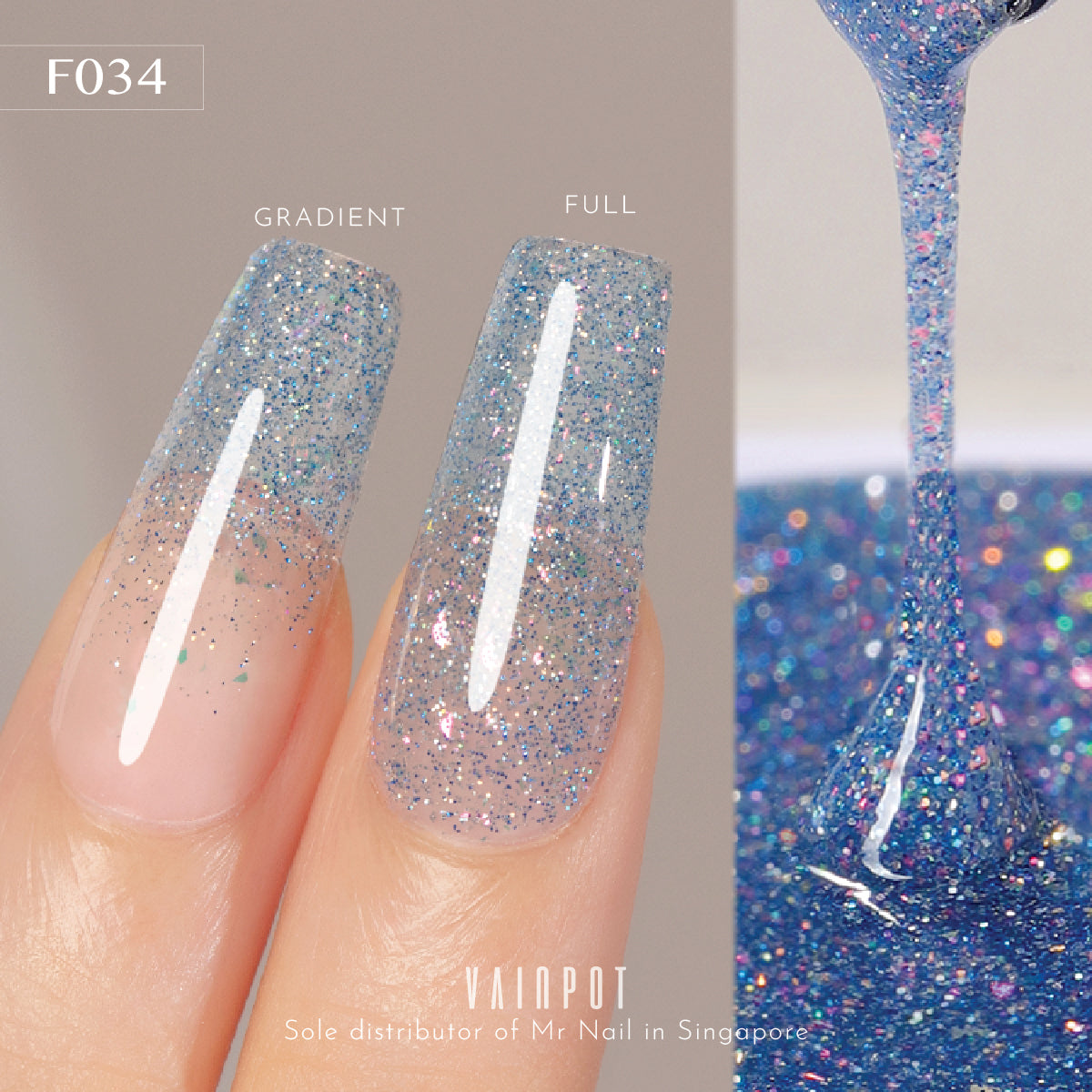 Mr Nail Heart of Diamonds Collection (Reflective Glitter)