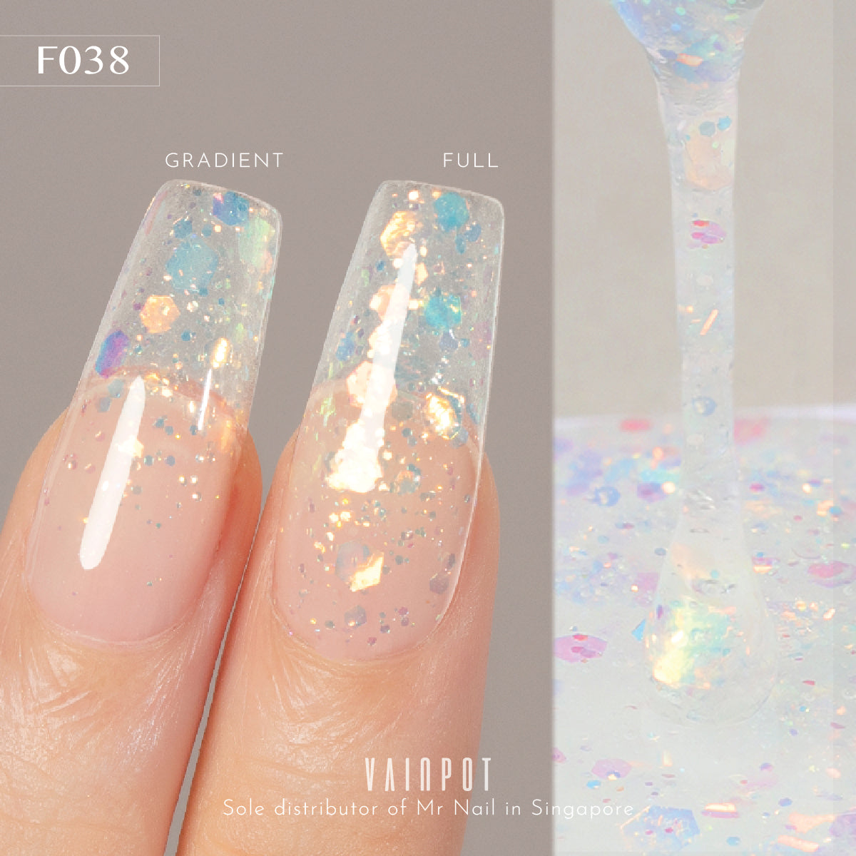 Mr Nail Falling Stars Collection (Glitter Sequins)