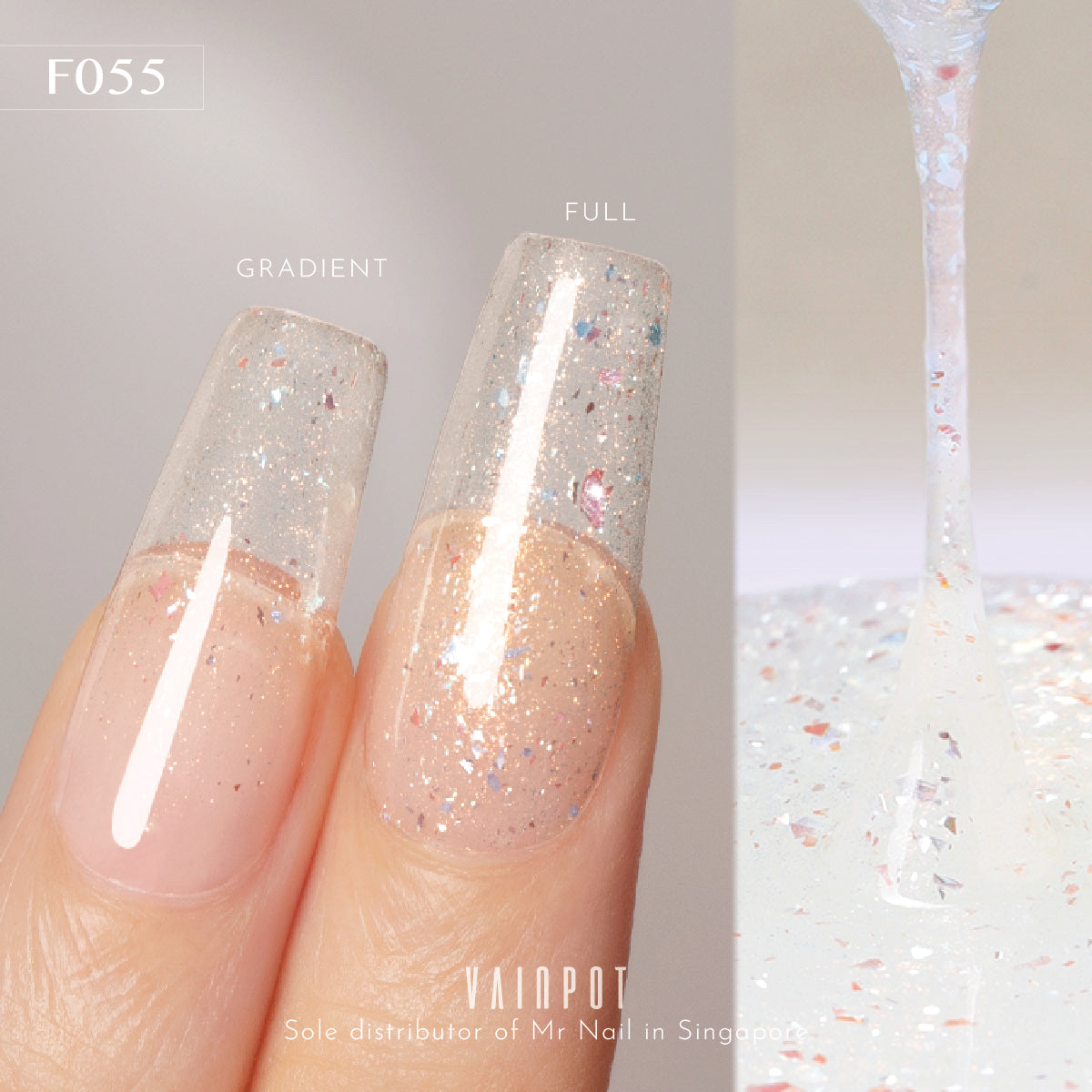 Mr Nail Dreamy Snowfall Collection (Holographic Shimmer)