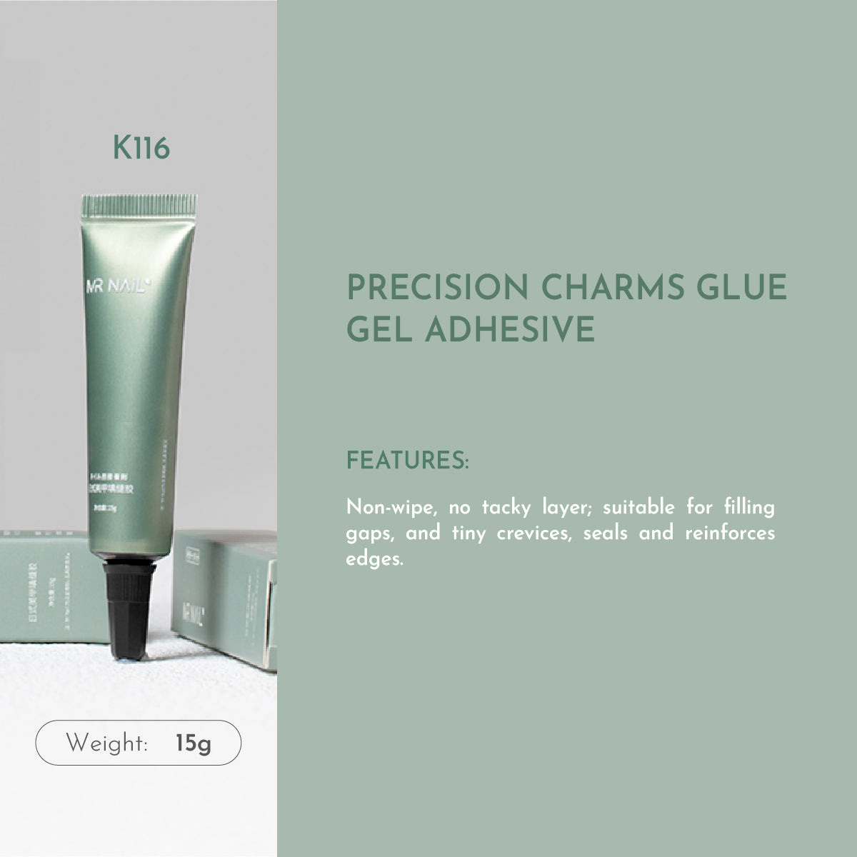 Mr Nail Charms Glue Gel Adhesive Collection