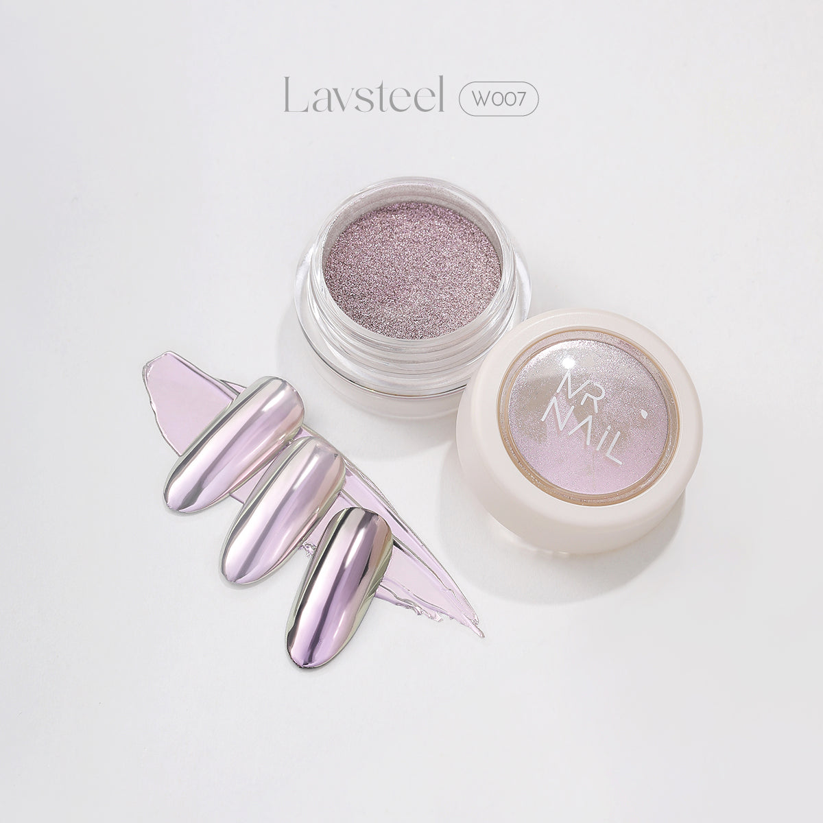 Mr Nail Aurora Satin Chrome Powder