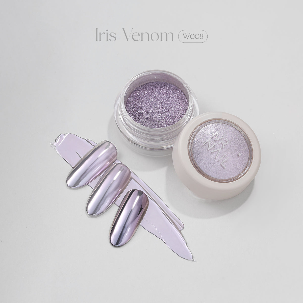 Mr Nail Aurora Satin Chrome Powder