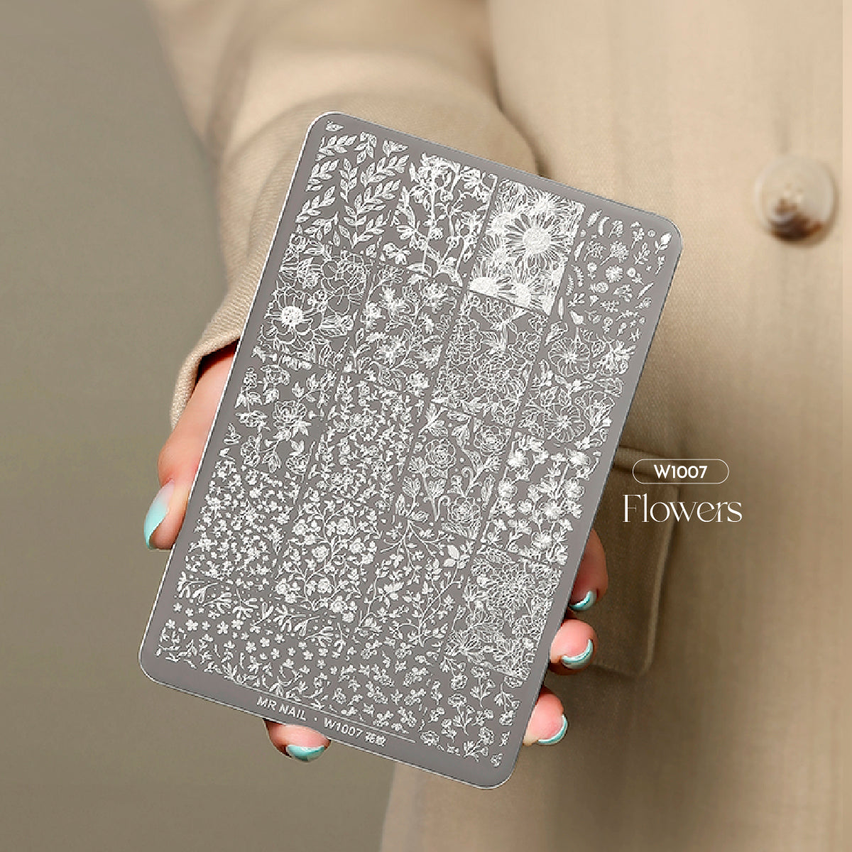 Large Nail Art Stamping Plates