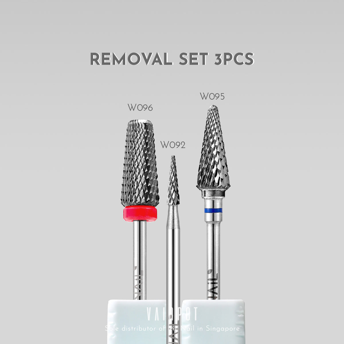 Mr Nail Diamond/ Carbide Nail Drill Bits Set