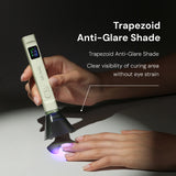 MR NAIL Handheld Lamp with Anti-glare Shade
