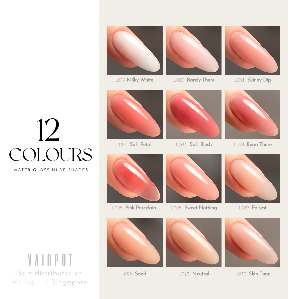 Mr Nail 3-in-1 Builder Gel - The Nude Collection