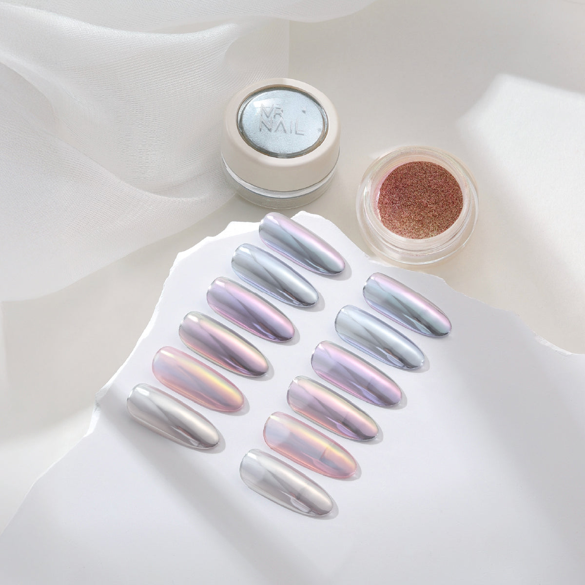 Mr Nail Aurora Satin Chrome Powder