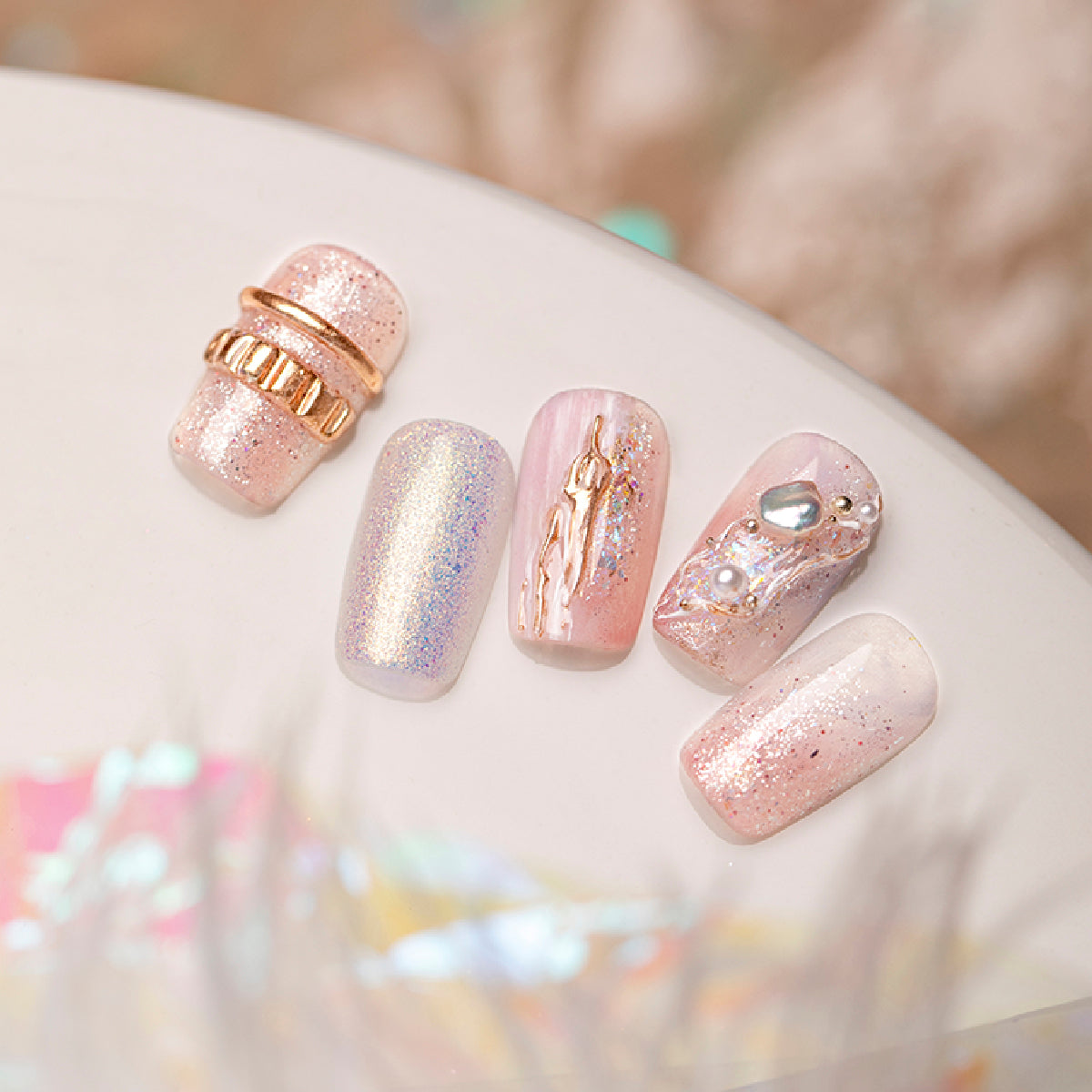 Mr Nail Dreamy Snowfall Collection (Holographic Shimmer)