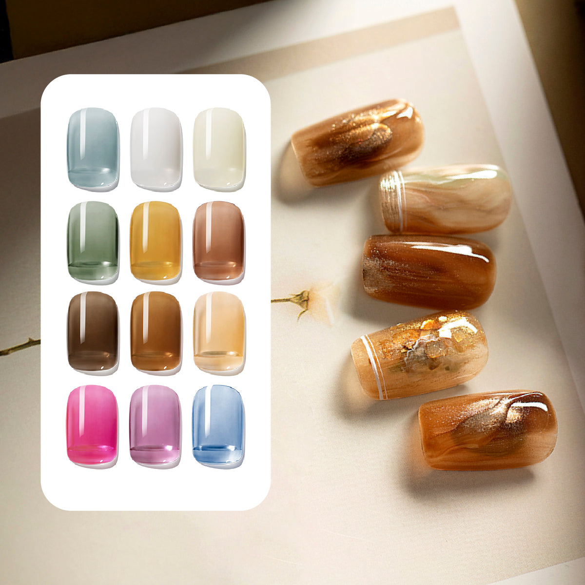 Mr Nail Fawn & Tea Collection (Jelly Colours)