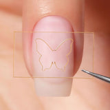 Mr. Nail Nail Art Stencils Stickers