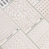 Mr. Nail Nail Art Stencils Stickers