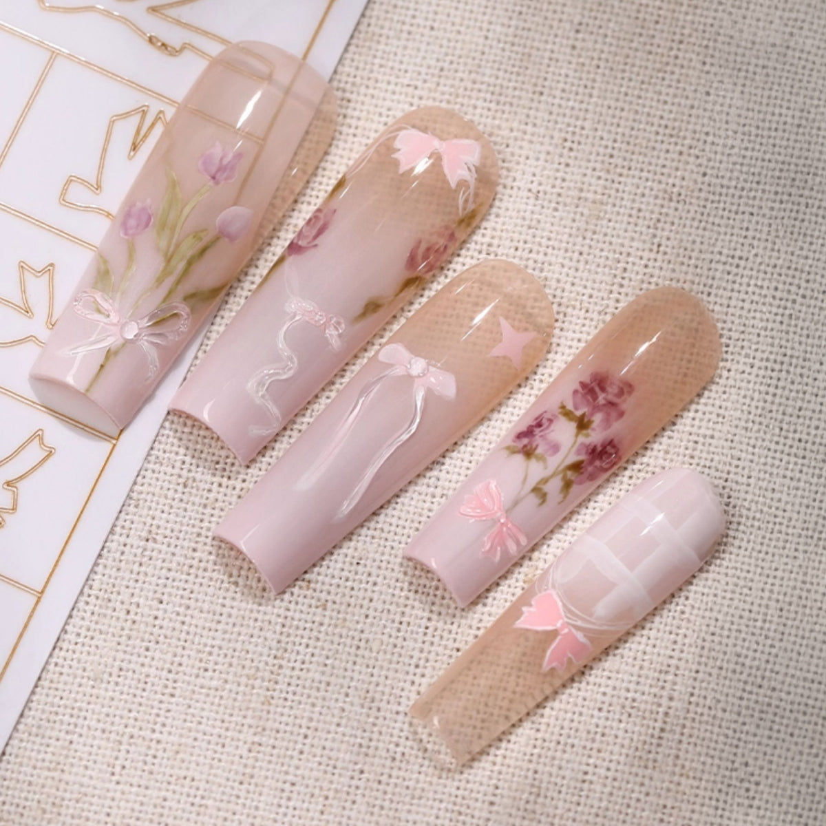 Mr. Nail Nail Art Stencils Stickers