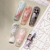 Mr. Nail Nail Art Stencils Stickers