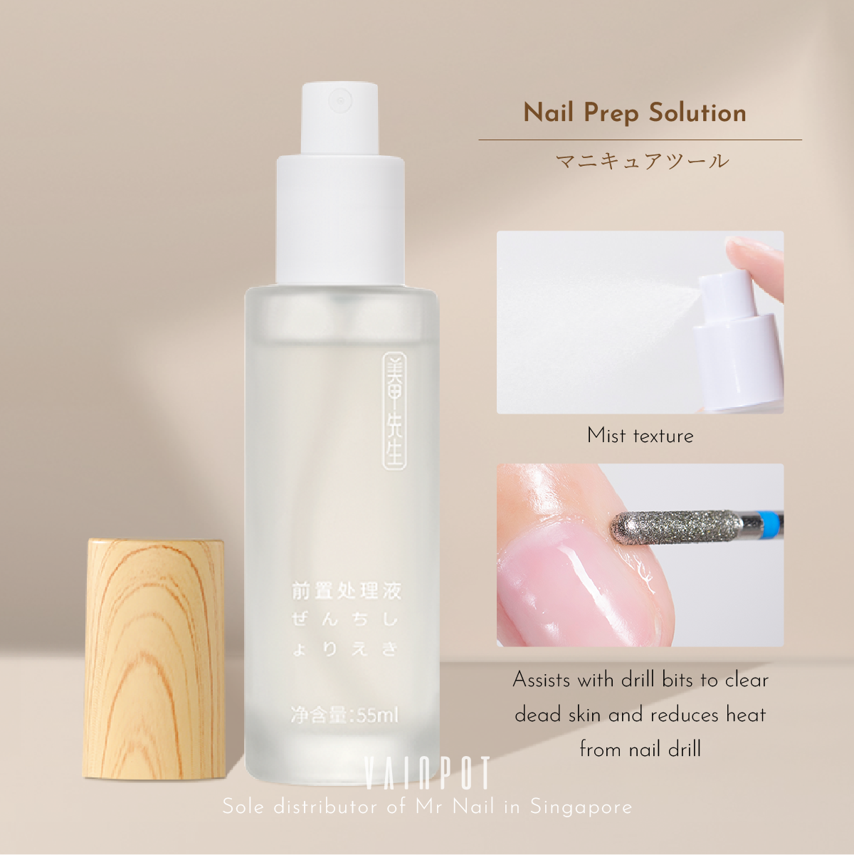 Mr Nail Nail Prep Solution/ Cuticle Softener