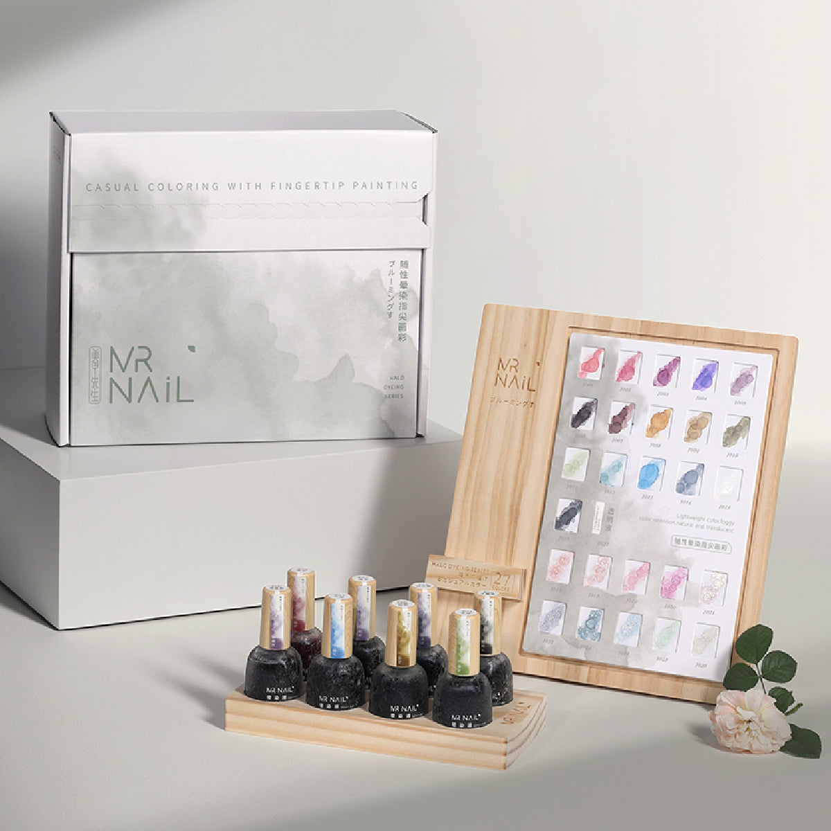 Mr Nail Watercolour Dye Blooming Liquid (Full Set)