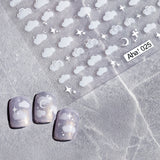 Muted Whisper Nail Art Stickers